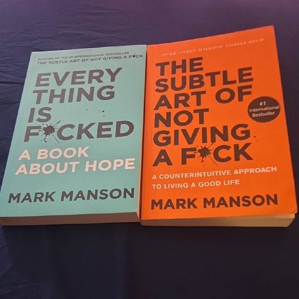 Book Set -2 Brand New Books By Mark Manson